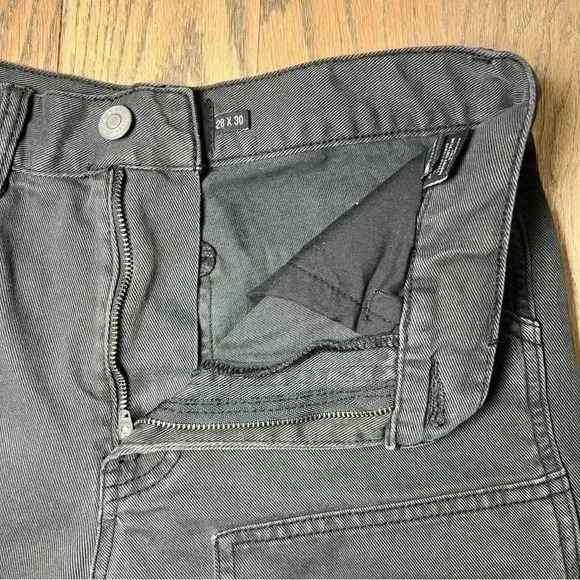 RSQ Utility Jeans in Washed Black Size 28x30 - Picture 2 of 10